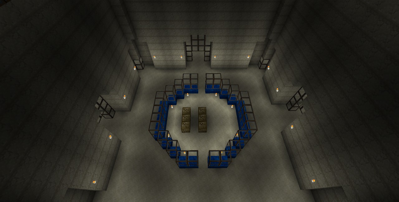 The main tomb area inside (the one with the fake sarcophogus)